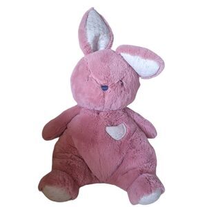 Baby GUND Oh So Snuggly Bunny Large Plush Stuffed Animal Pink and Cream, 12.5"